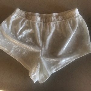 Victoria’s Secret velvet shorts- pajamas